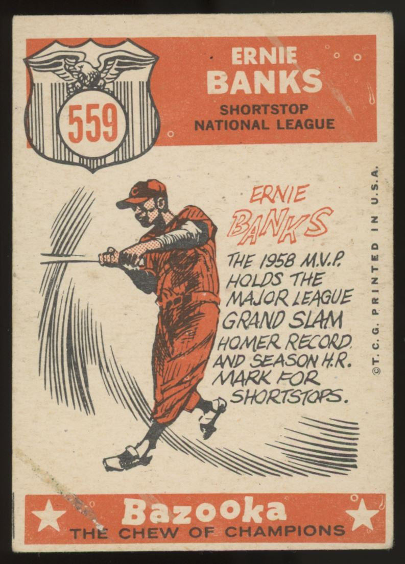 1959 Topps Ernie Banks AS #559 VG