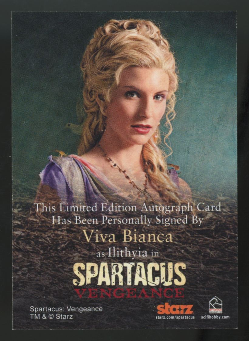 2013 Rittenhouse Spartacus Vengeance Ilithyia / Viva Bianca Auto