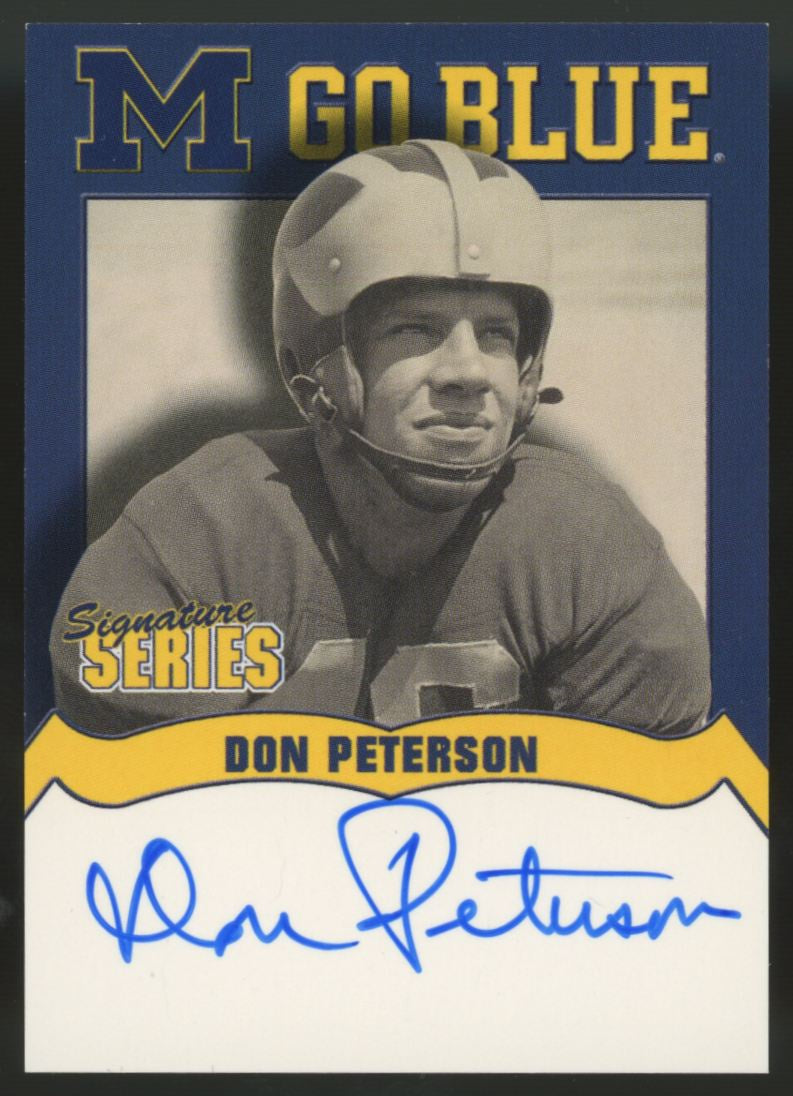 2003 TK Legacy Signature Series Don Peterson Auto #MGB31