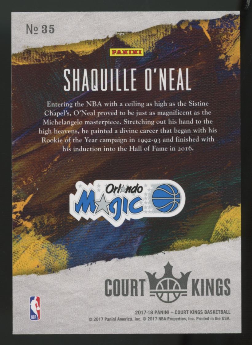2017-18 Court Kings Shaquille O'Neal Renaissance Men SSP #35