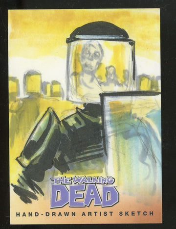 2013 Cryptozoic The Walking Dead Hand-Drawn Sketch Card 1/1