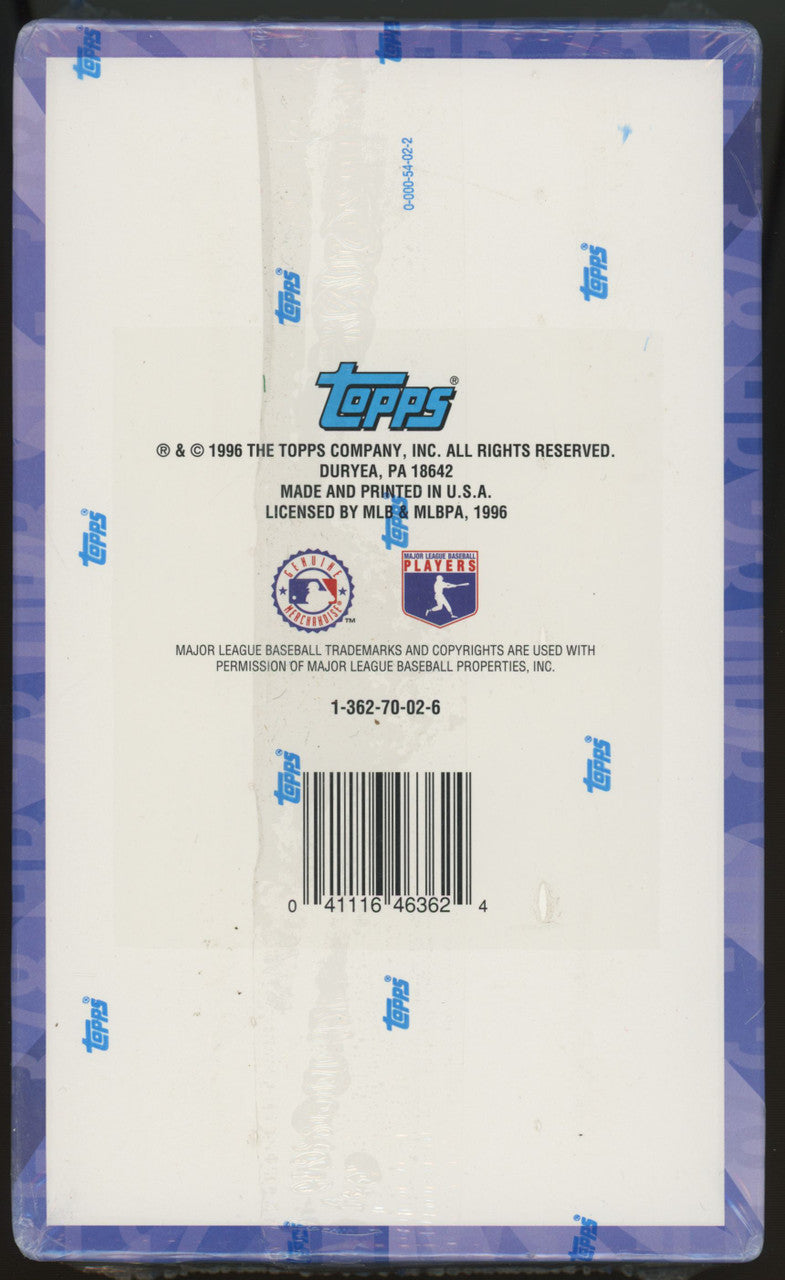 1996 Topps Baseball Series 2 36 Pack Box Factory Sealed