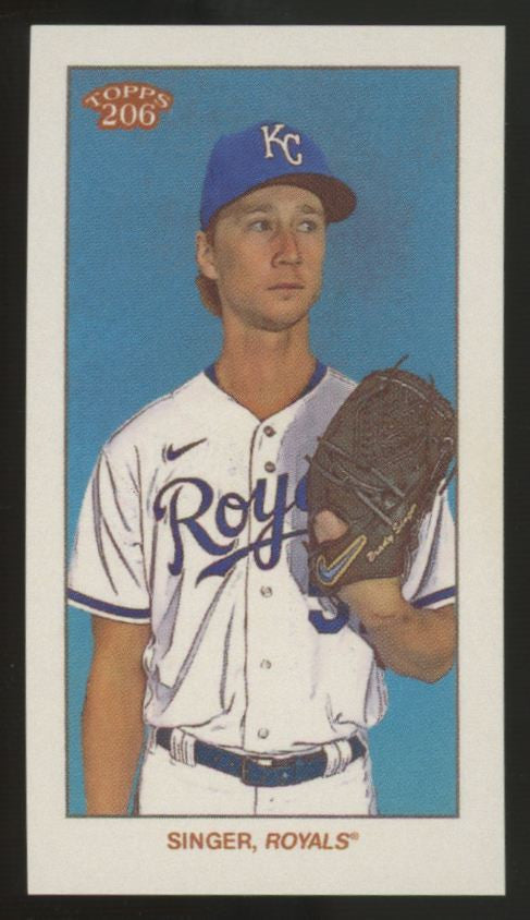 2023 Topps 206 Brady Singer Mini Interleague Back