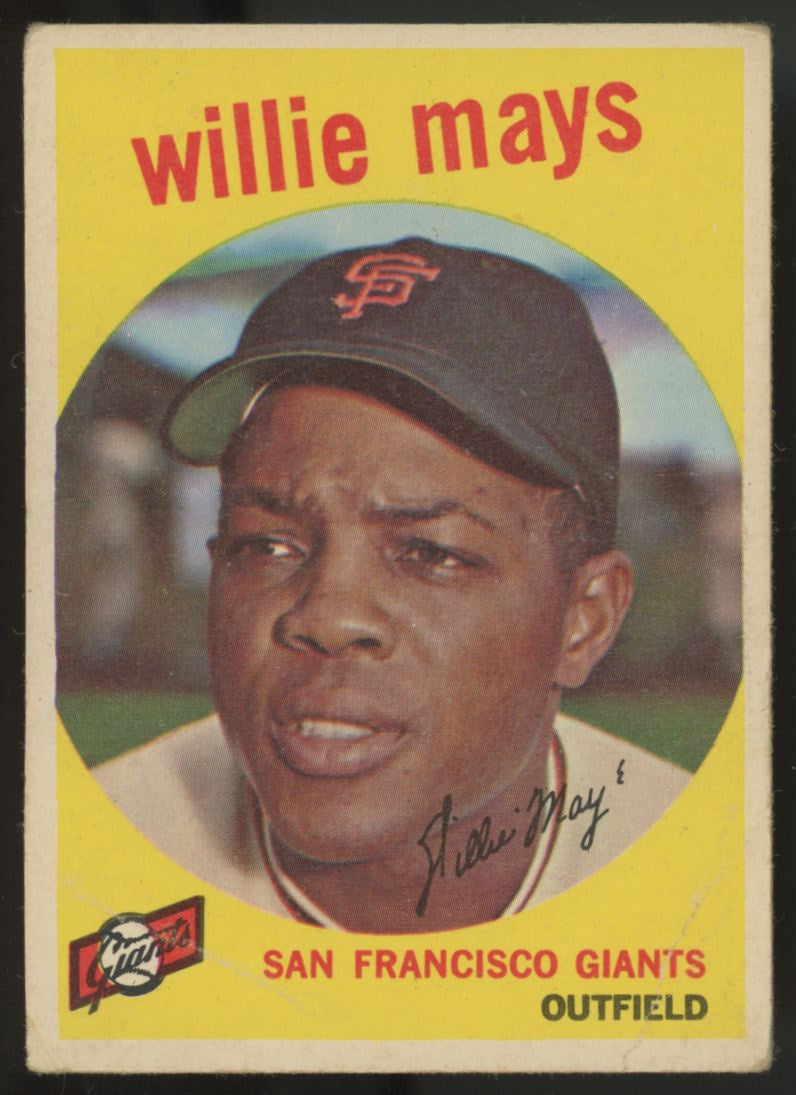 1959 Topps Willie Mays #50 Good (Creases)