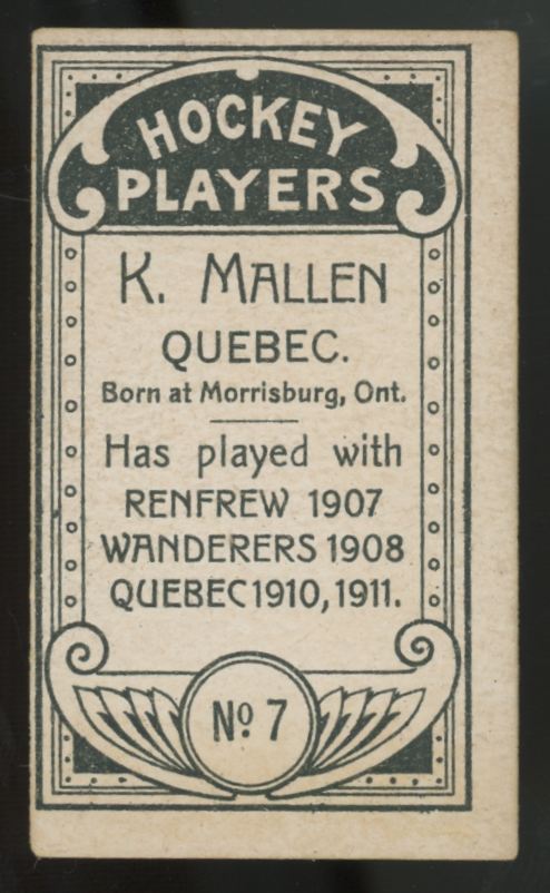 1911-12 C55 Imperial Ken Mallen #7 VG