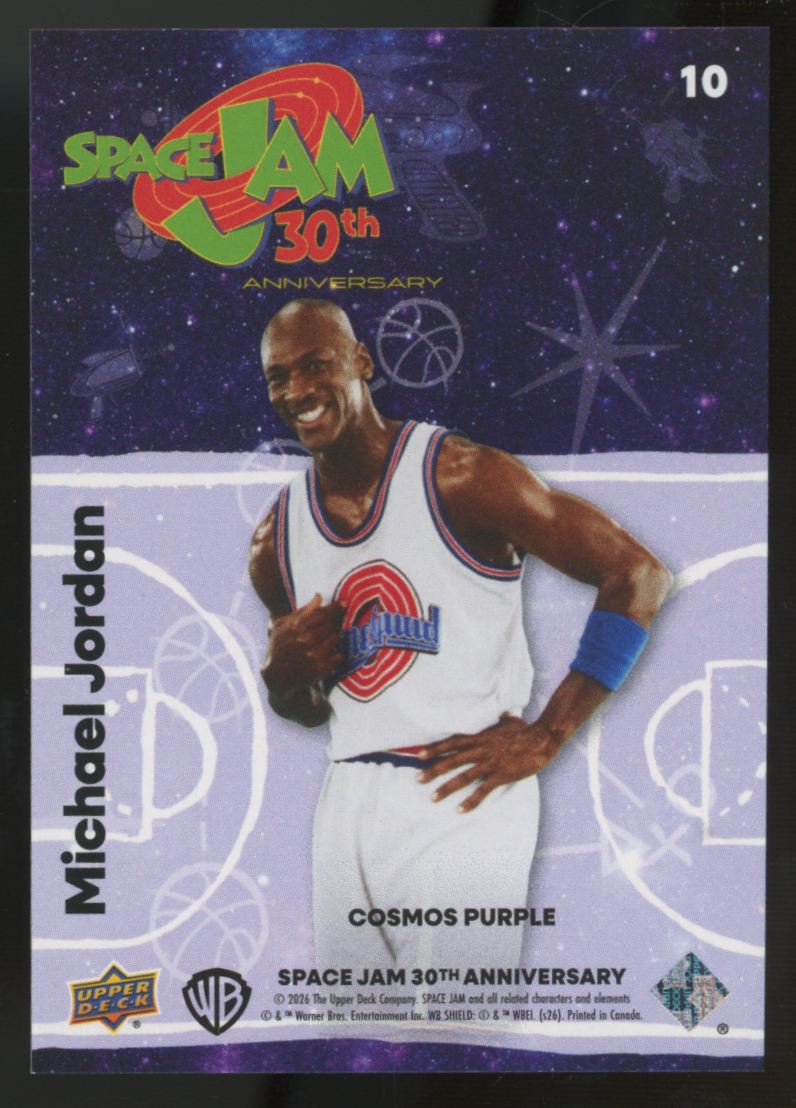 2026 Upper Deck Space Jam 30th Michael Jordan Tune Squad Purple Cosmos #10
