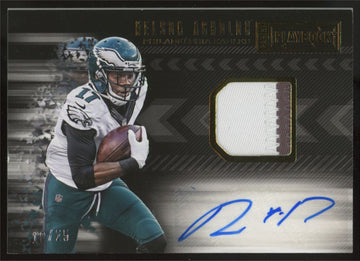 2016 Playbook Nelson Agholor Patch Auto Gold /25 #SM-NA