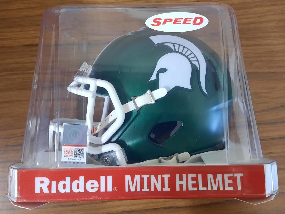 Connor Heyward Michigan State Autographed Riddell Replica Mini Helmet