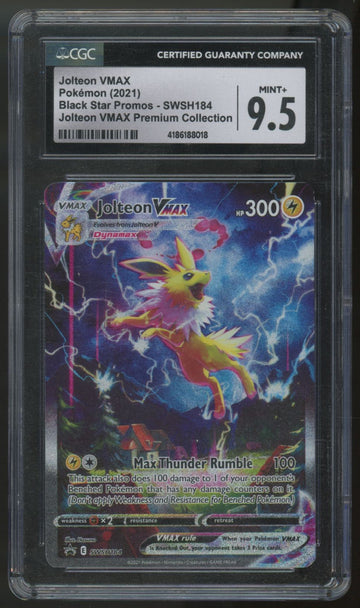 2021 Pokemon Jolteon VMAX Premium Collection Promo #SWSH184 CGC 9.5