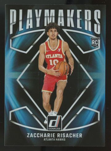 2024-25 Panini Donruss Zaccharie Risacher RC Playmakers SSP #14