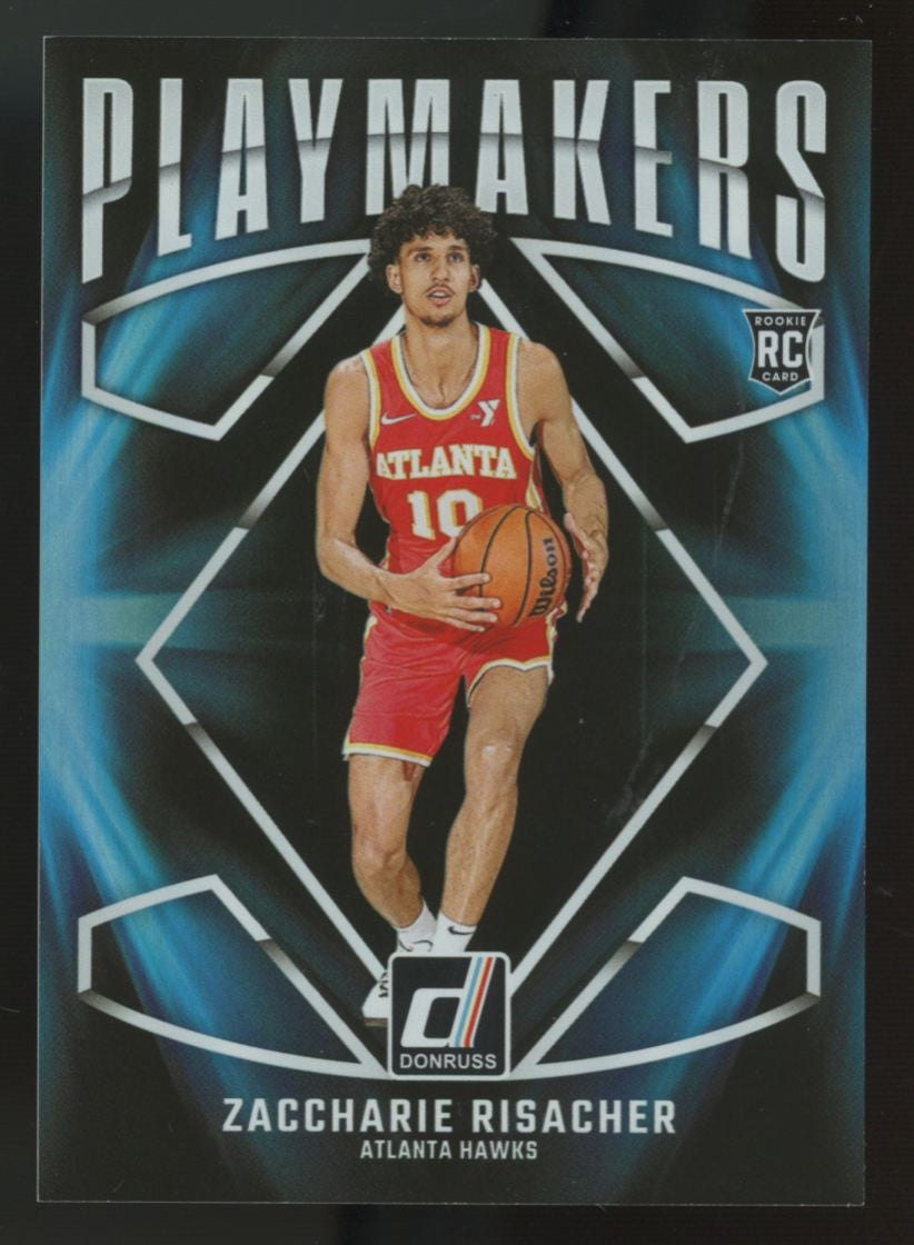 2024-25 Panini Donruss Zaccharie Risacher RC Playmakers SSP #14