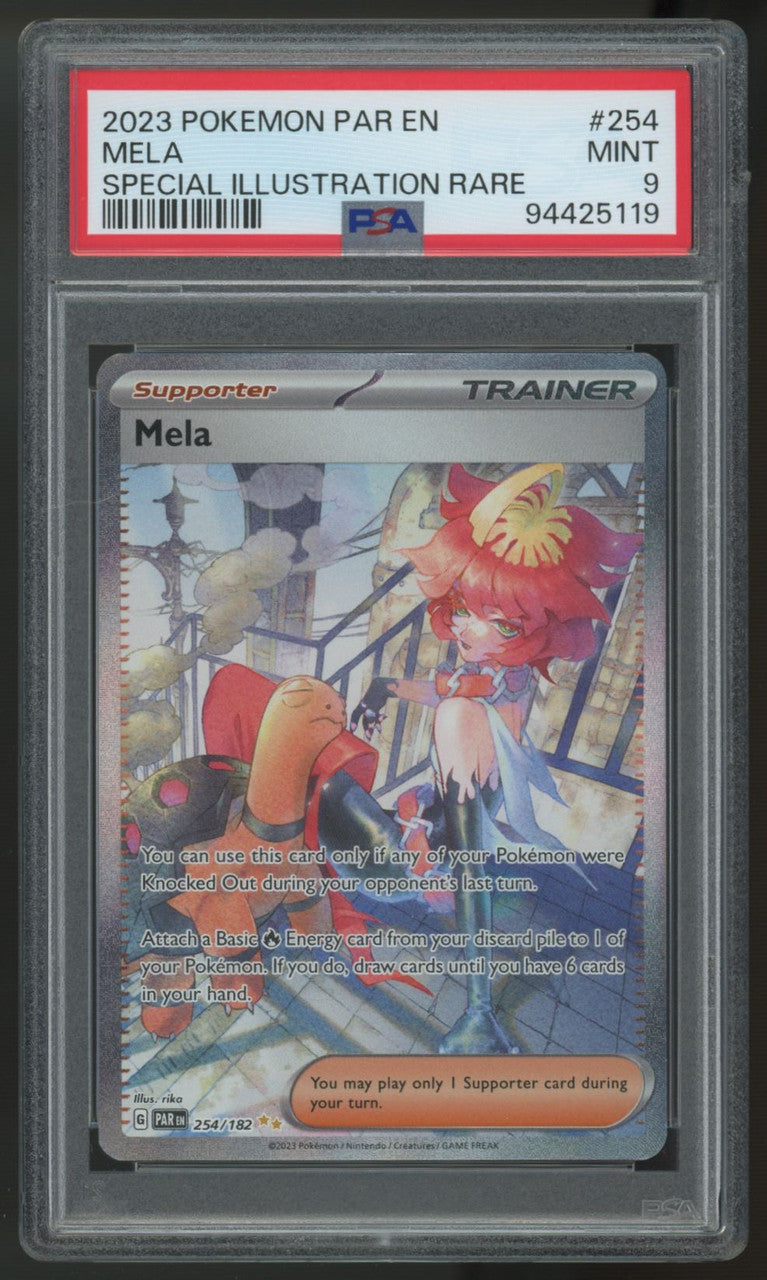 2023 Pokemon Mela Paradox Rift Illustration Rare #254 PSA 9