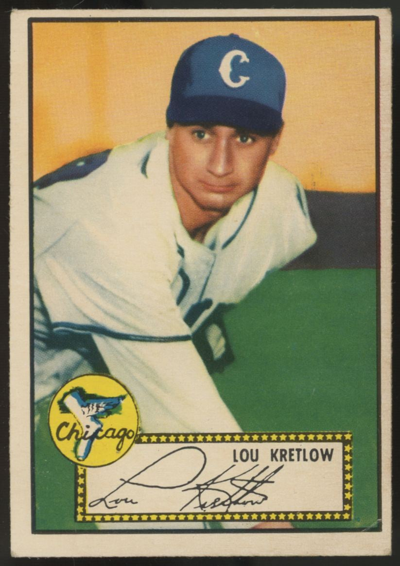 1952 Topps Lou Kretlow RC #42 Good