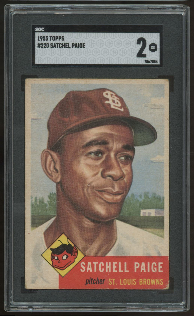 1953 Topps Satchell Paige #220 SGC 2 *084
