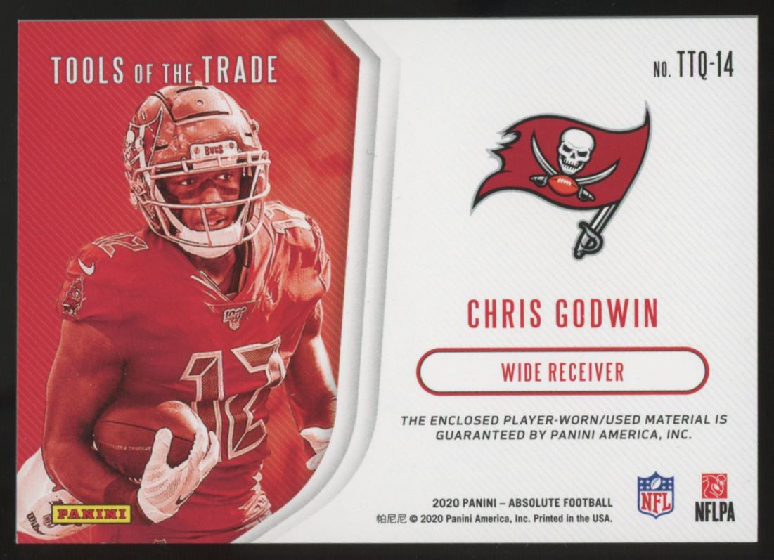 2020 Panini Absolute Chris Godwin Tools Of The Trade Quad Patch /49 #TTQ-14