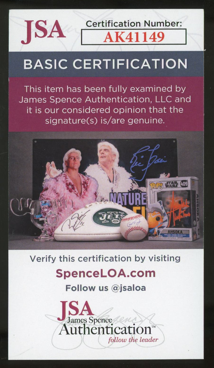 1954 Bowman Lou Creekmur #85 Signed Auto JSA
