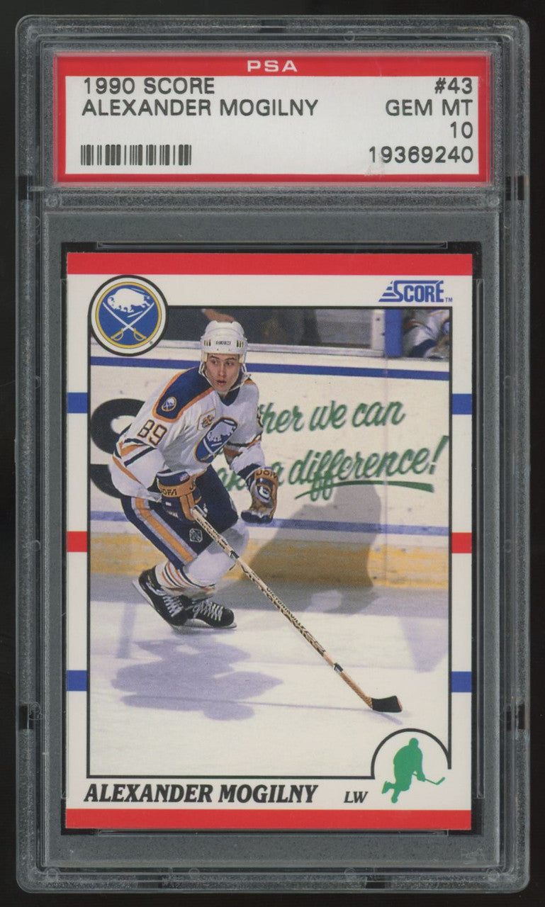 1990-91 Score Alexander Mogilny RC #43 PSA 10