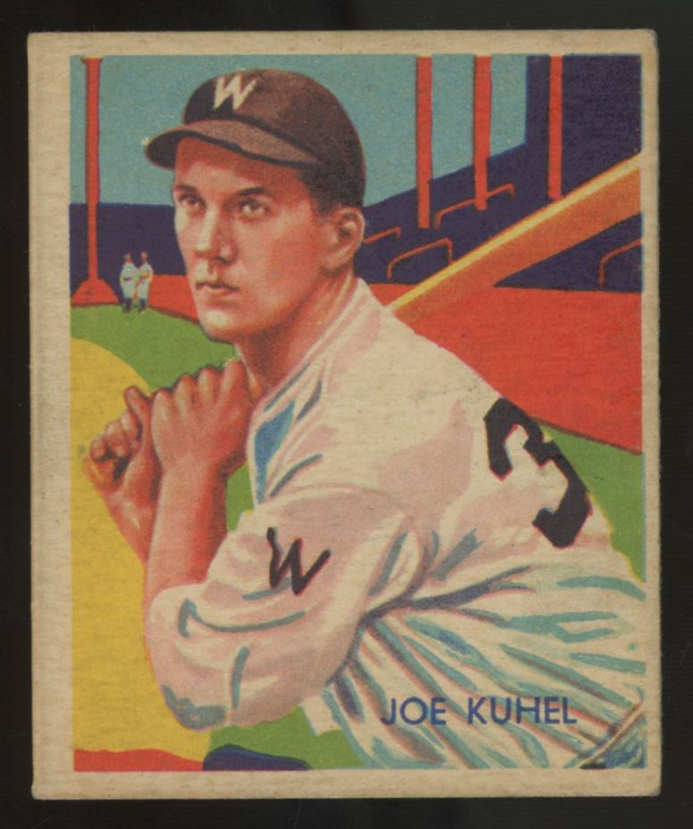 1935 National Chicle Joe Kuhel Diamond Stars #78 EX