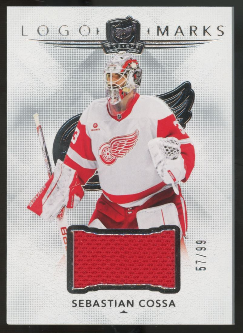 2024-25 Upper Deck The Cup Sebastian Cossa RC Logo Marks Patch /99 #LM-CO