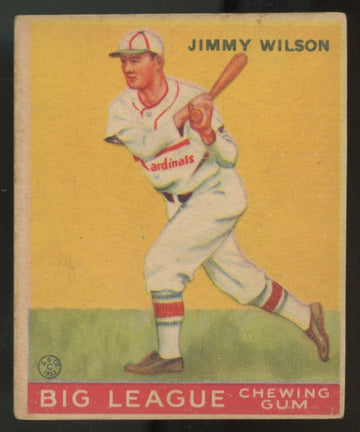 1933 Goudey Jimmy Wilson #37 G/VG