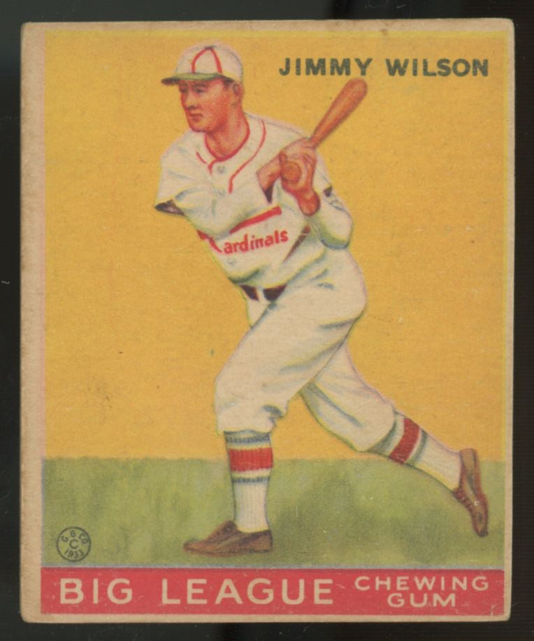 1933 Goudey Jimmy Wilson #37 G/VG