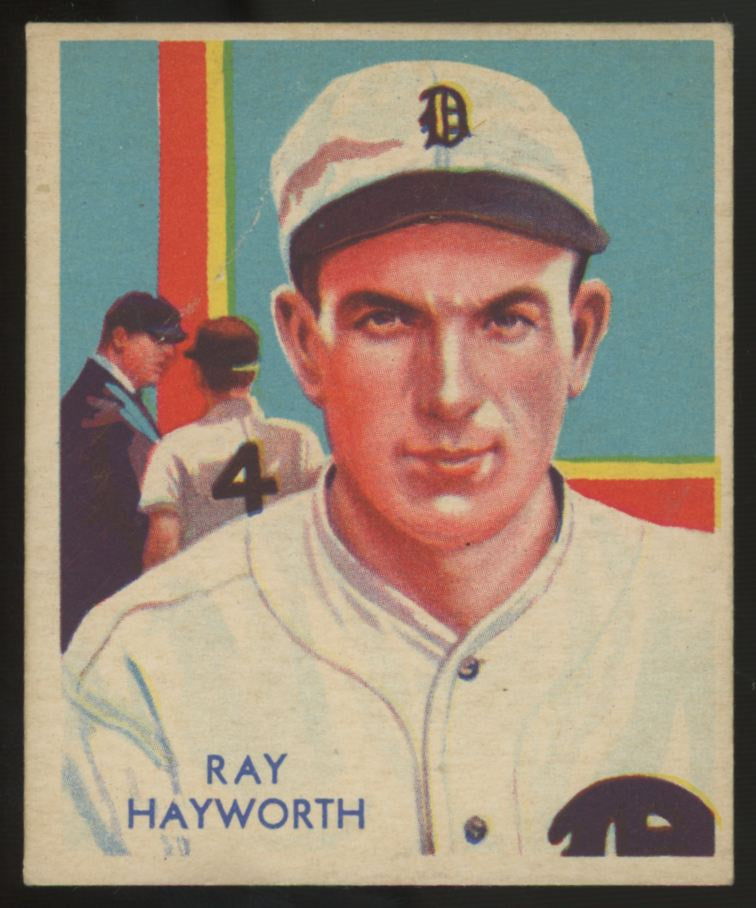1936 National Chicle Ray Hayworth Diamond Stars #90 EX