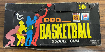1971-72 Topps Basketball Empty Display Box