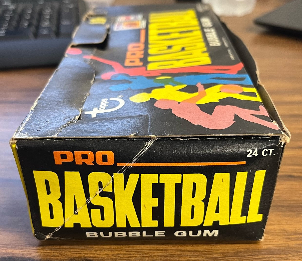 1971-72 Topps Basketball Empty Display Box