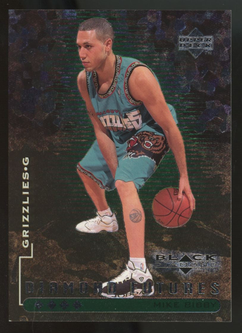 1998-99 Upper Deck Black Diamond Mike Bibby RC Diamond Futures Quadruple /50 #94