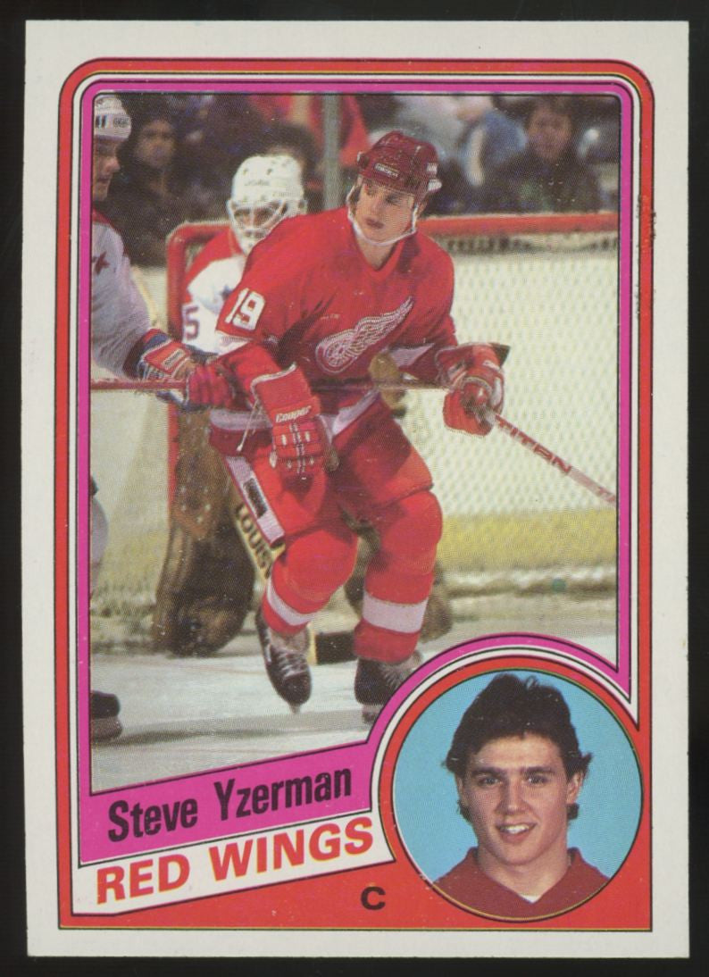 1984-85 Topps Steve Yzerman RC #49 NM "D"