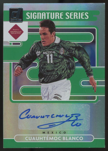 2021-22 Panini Donruss Soccer Cuauhtemoc Blanco Signature Series Auto #SS-CBL