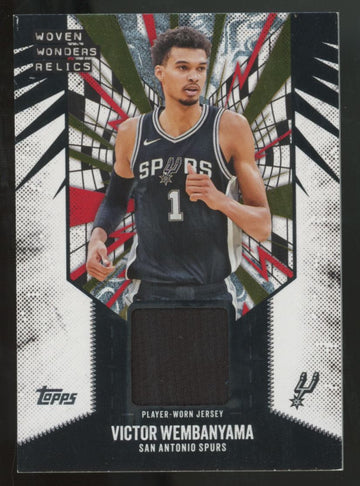 2025-26 Topps Victor Wembanyama Woven Wonders Patch #WW-VW