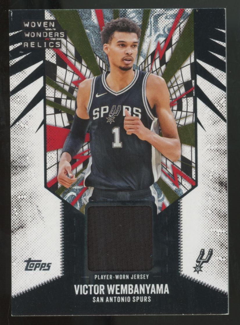 2025-26 Topps Victor Wembanyama Woven Wonders Patch #WW-VW