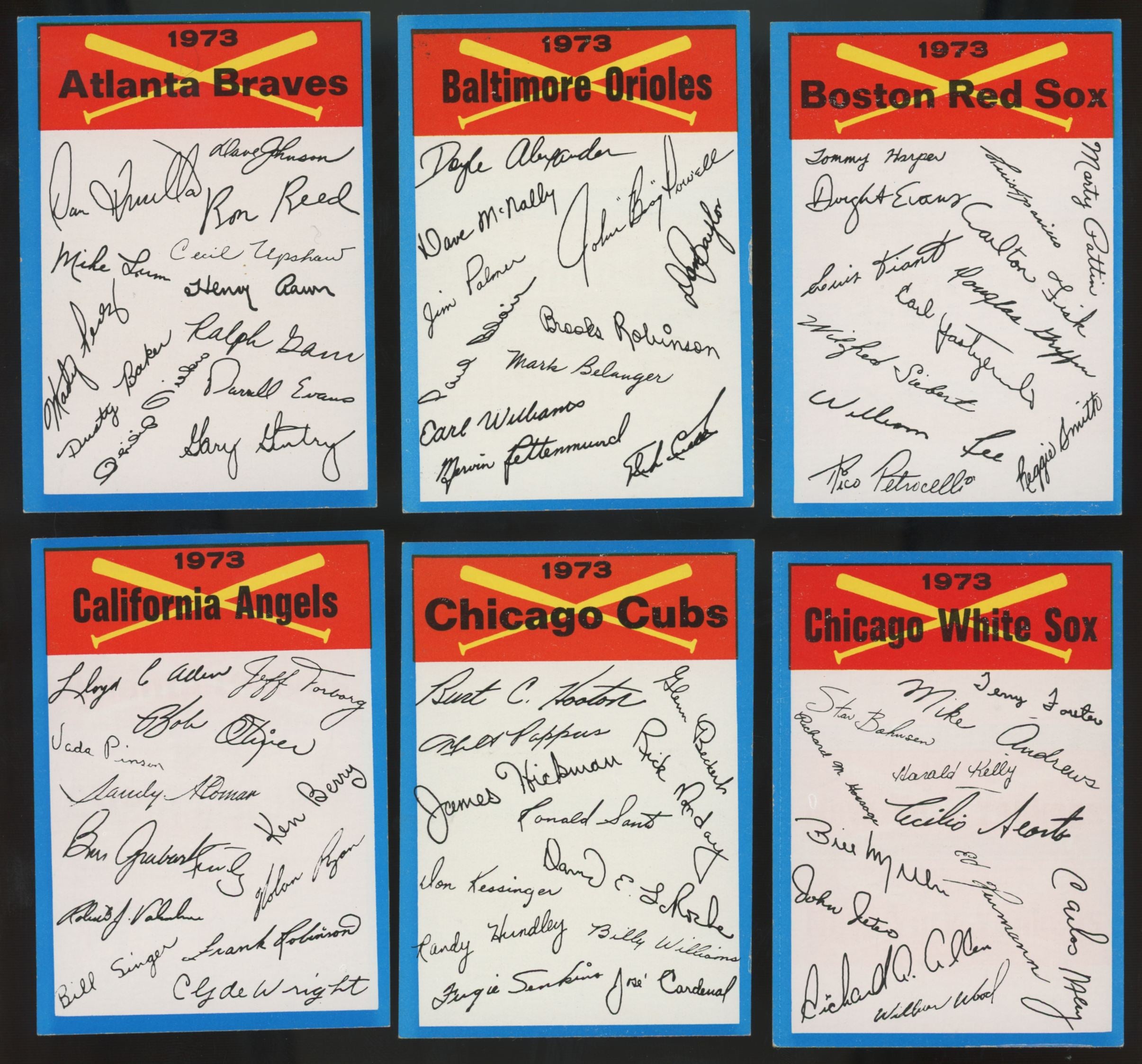 1973 Topps Baseball Team Checklist Set NM With / 1 Graded Card CSG 6
