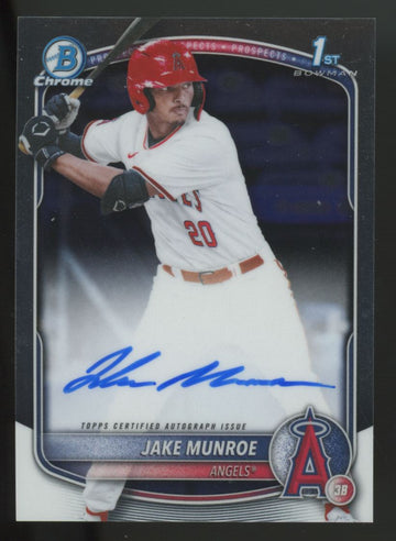 2025 Bowman Draft Jake Munroe 1st Chrome Prospect Auto #CPA-JMU
