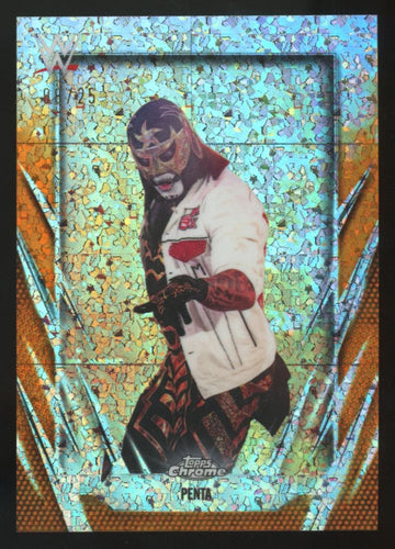 2026 Topps Chrome WWE Penta Orange Mini-Diamond /25 #41