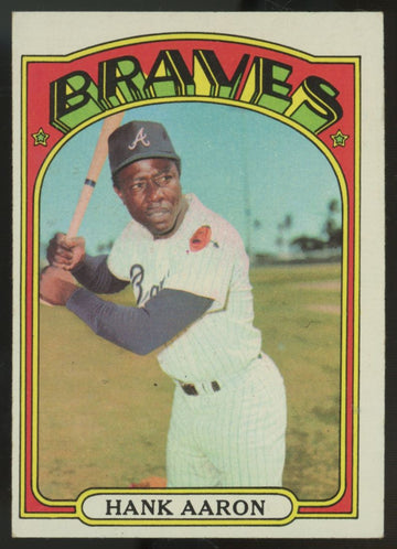 1972 Topps Hank Aaron #299 VG/EX "A"