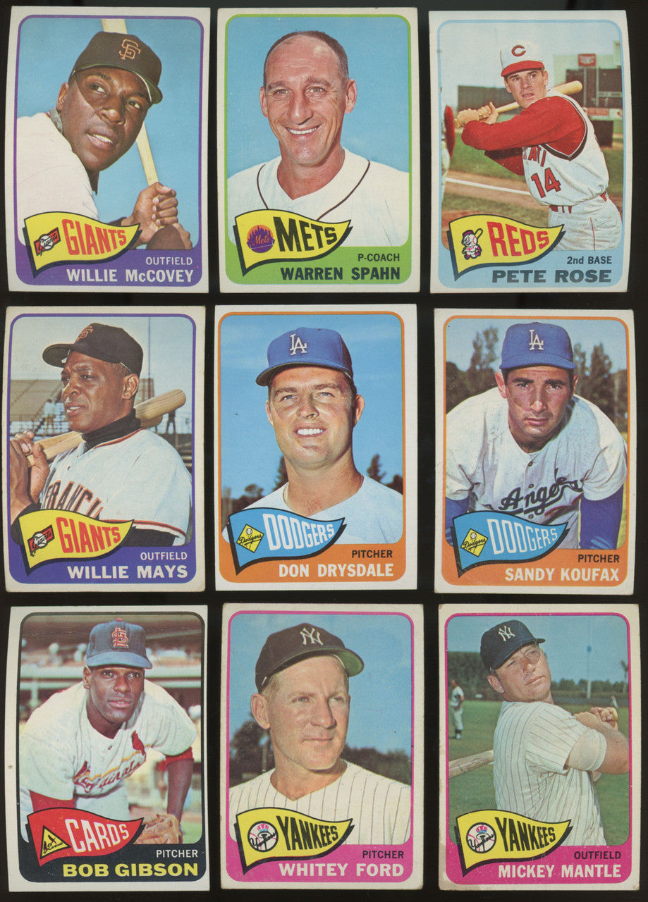 1965 Topps Baseball Complete Set (598) VG Overall Hunter RC PSA 5
