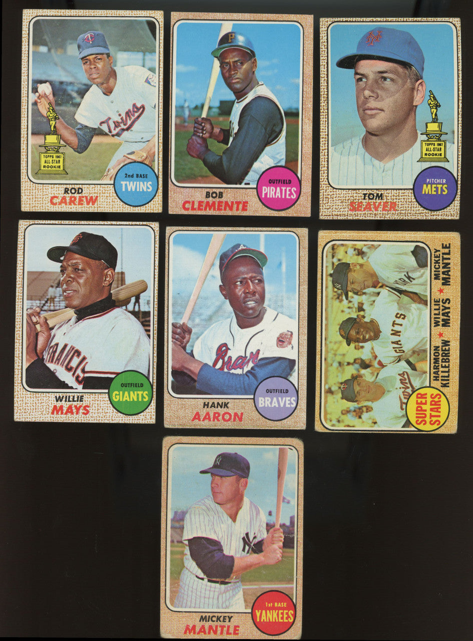 1968 Topps Baseball Complete Set (598) VG-EX Overall Ryan Bench RC