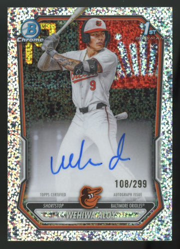 2026 Bowman Wehiwa Aloy 1st Chrome Prospect Speckle Auto /299 #CPA-WA