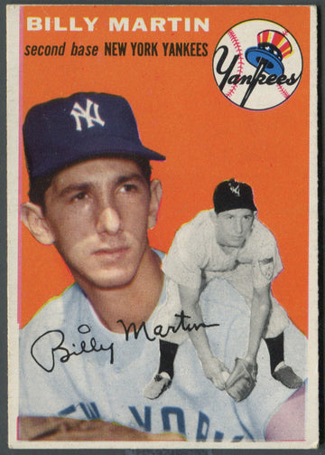 1954 Topps Billy Martin New York Yankees #13 EX