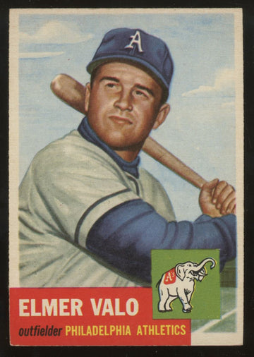 1953 Topps Elmer Valo #122 EX/MT