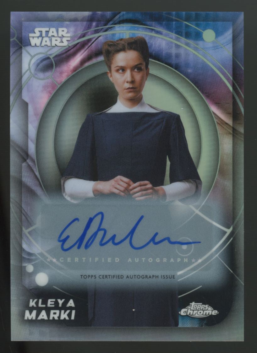 2026 Topps Chrome Star Wars Kleya Marki / Elizabeth Dulau Auto #97