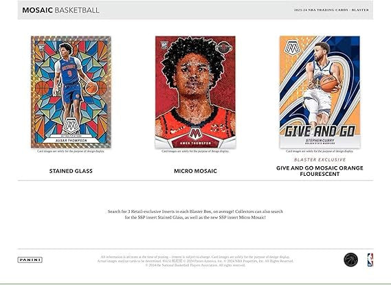 2023/24 Panini Mosaic Basketball Blaster Box