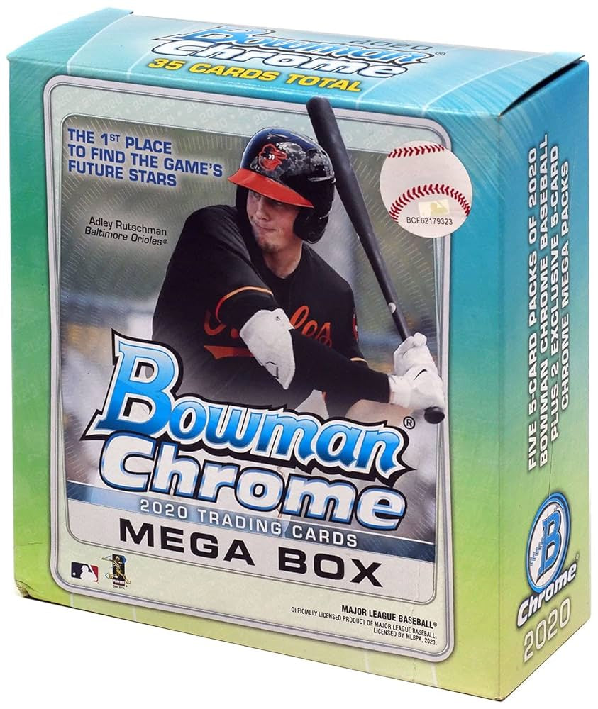 2020 Bowman Chrome Baseball Mega Box