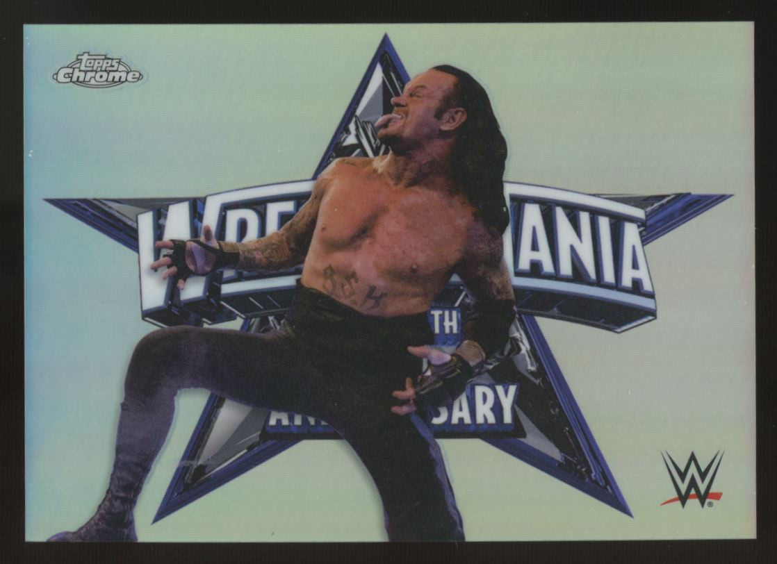 2025 Topps Chrome WWE Undertaker Wrestlemania 25 Refractor SSP #MNA-UT