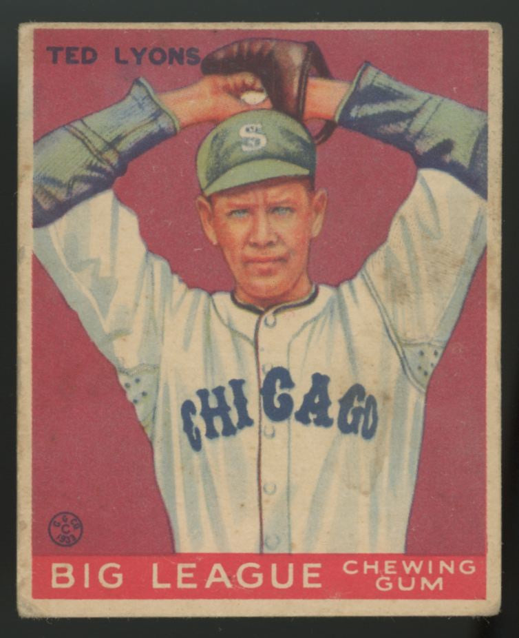 1933 Goudey Ted Lyons #7 VG-EX (MK)