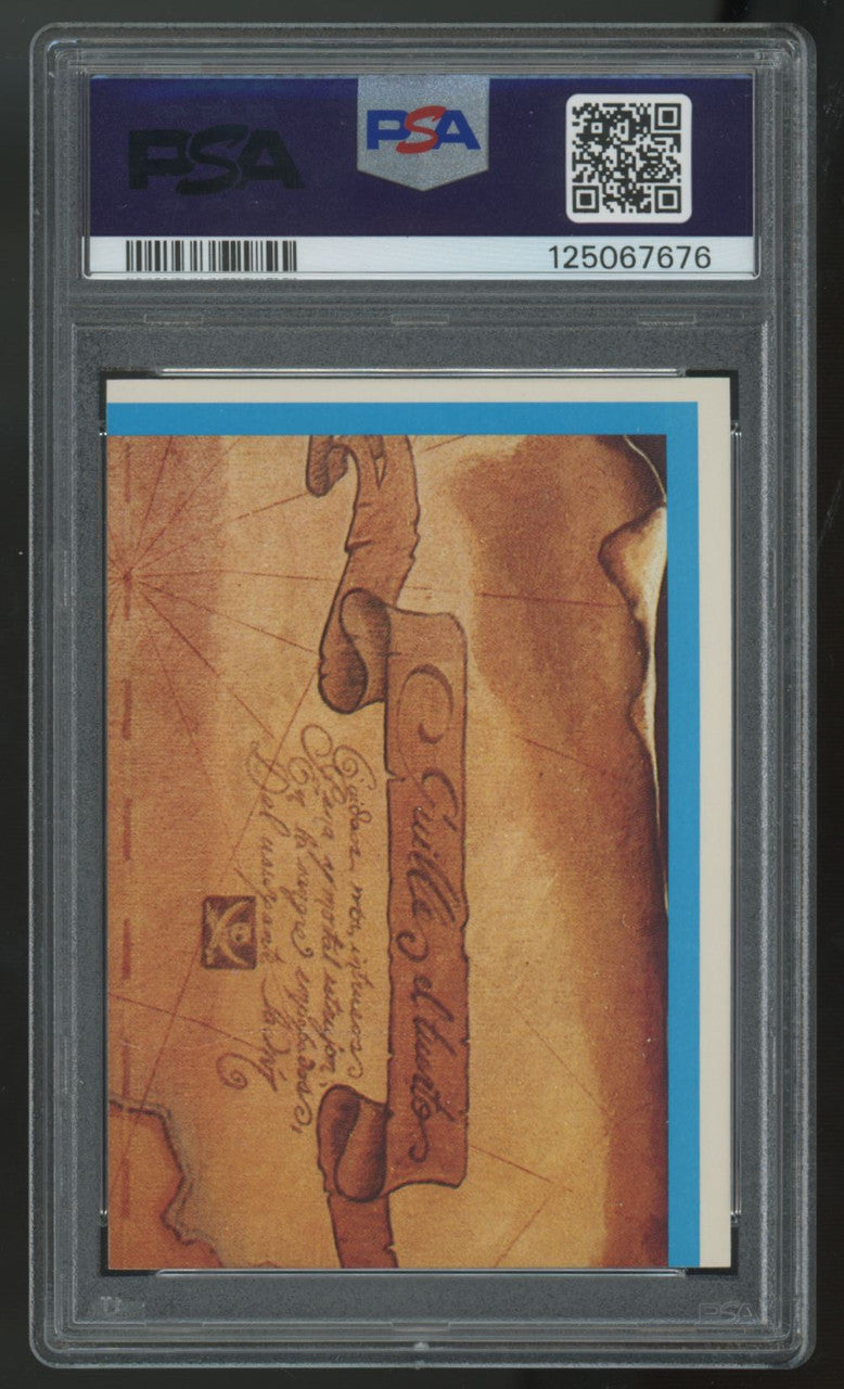 1985 The Goonies Mouth Stickers #7 PSA 8