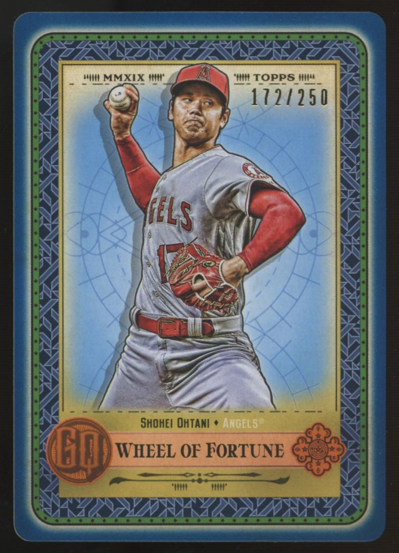2019 Gypsy Queen Shohei Ohtani Wheel Of Fortune Indigo Tarot Of The Diamond