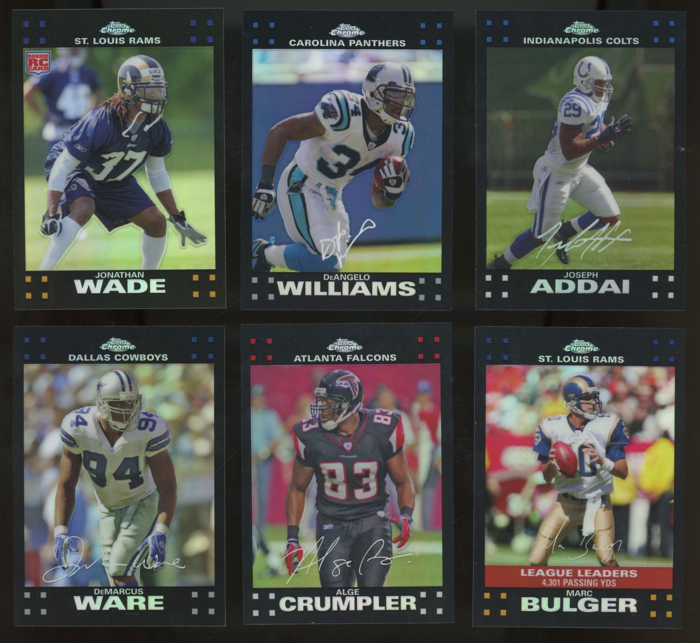 1990s-2010s Topps/Bowman Football Refractors (Lot of 66)